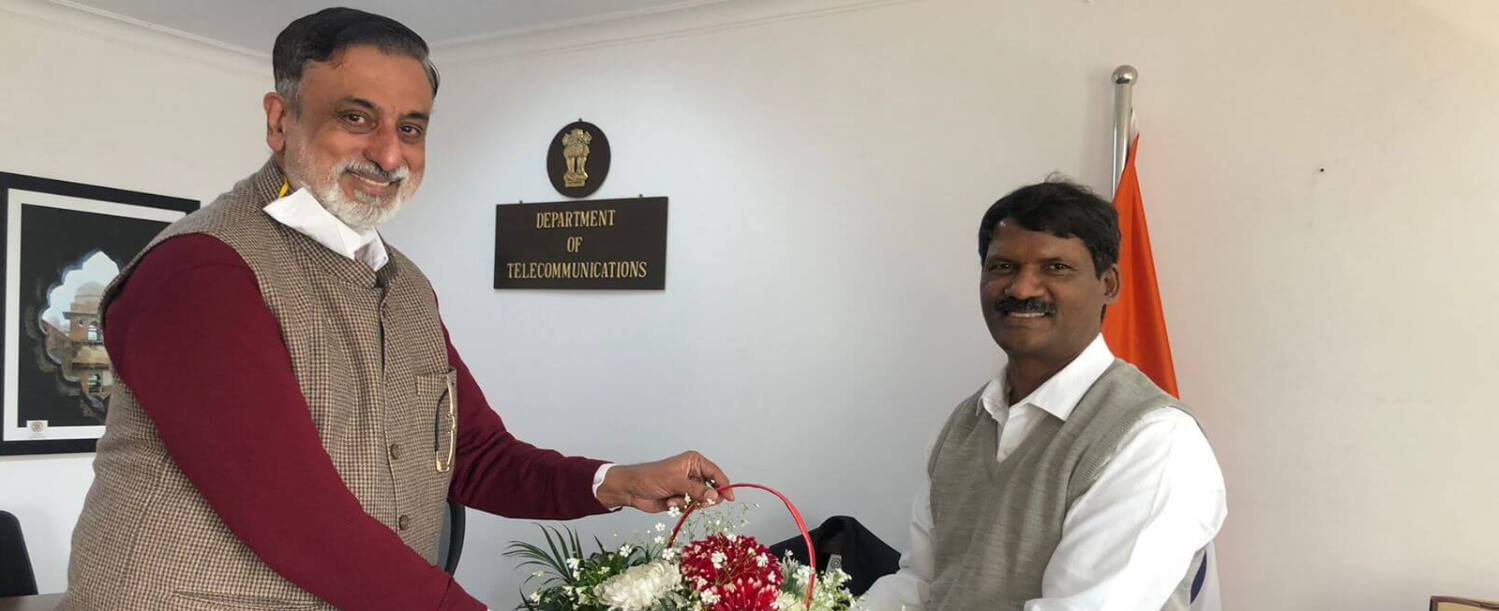 Meeting with Shri V L Kantha Rao, Addl. Secretary, DoT on 10th February 2022